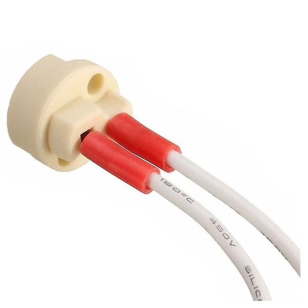 MR16/GU5.3 Sokkel Halogen LED Pæreholder Base Keramikk Kabel Hoved