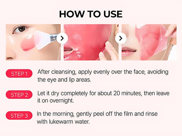 TX Astaxanthin Overnight Wrapping Mask — Peel-Off Mask & Serum Set