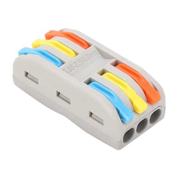 5 stk. Trådblok Klemme Terminal SPL Hurtig Leder Fleksibel Hård Kabel Connector Multi Farve SPL?3