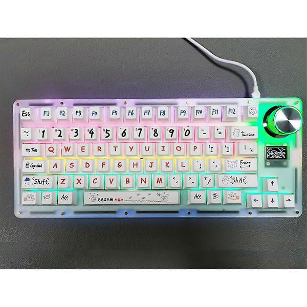 Ersättningsknappar CherryProfile Keycap Graffiti för 61/64/68/87/96/98/104/108 Stora Tecken Mekaniska Tangentbord