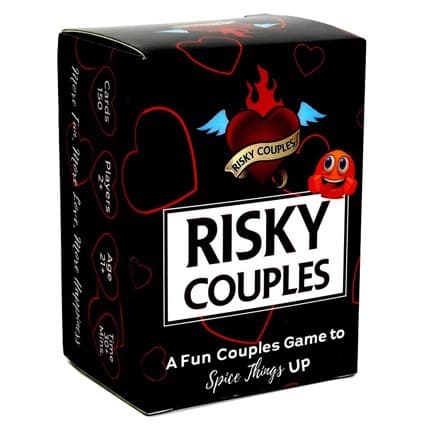 RISKY COUBLES Kortspil, Par-dialogkortlegetøj