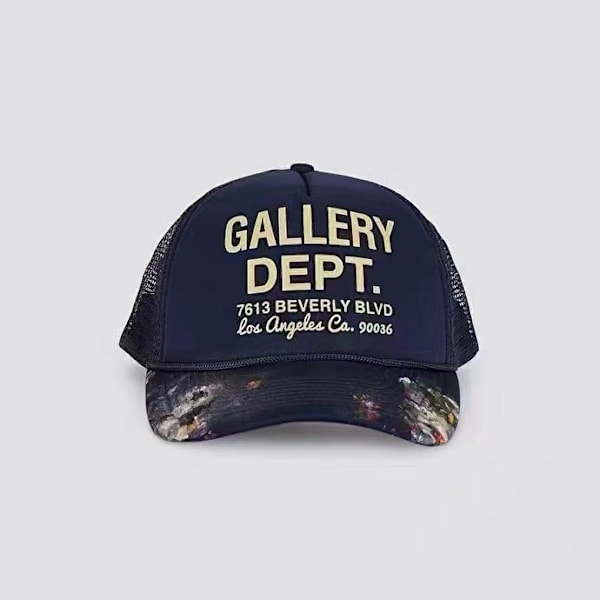 GALLERY DEPT baseballkeps med graffitibokstäver blå