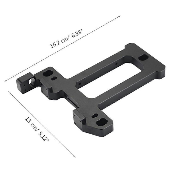 Full Metal Värmebäddram Aluminiumlegering Integrerad Platta Värmebäddsstödskiva för Voron V0.1 3D-skrivartillbehör