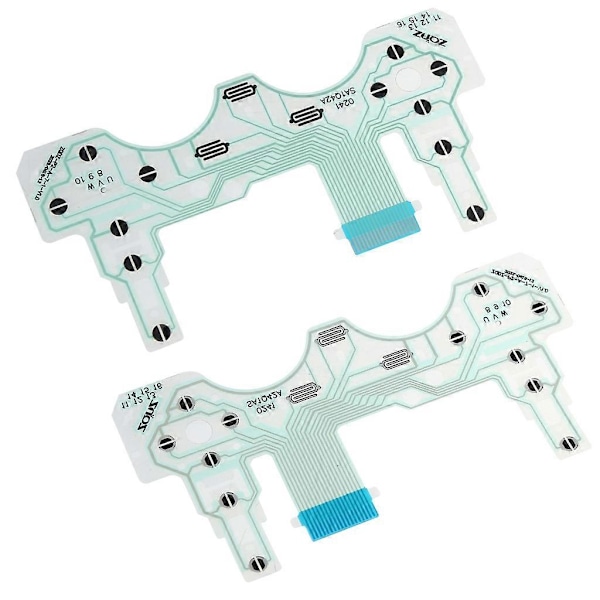 Ersättningsknappar Bandkretskort för PS2 Vibrationskontroll Ledande Film Tangentbord Flexkabel PCB SA1Q42A