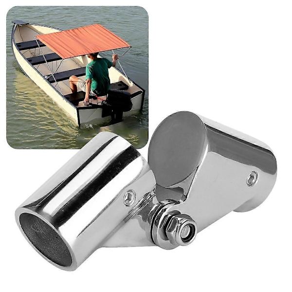 2 stk. Foldbare Rotasjonskoblinger i Rustfritt Stål Marine Båt Rekkverk Rør Tilbehør 25mm / 0.98in