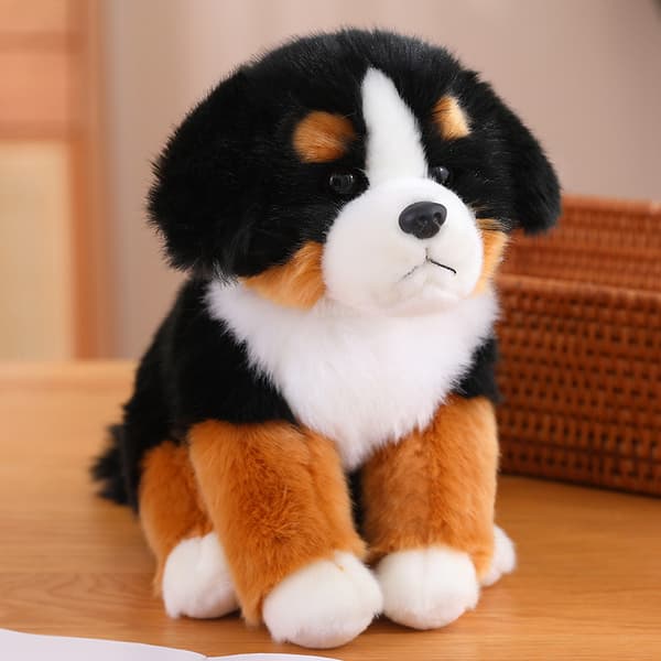 27 cm Realistinen Harmaa Susi Koira Husky Pehmolelu