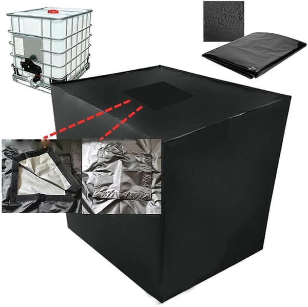 Vattentanklock, Lock för 1000 L IBC-Tank med Rektangulär Lock 25x25cm