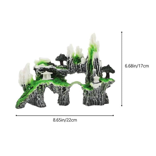 1 stk Kunstig Bergverk Akvarium Ornament