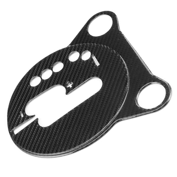 2 stk. Karbonfiber Interiør Girspakboks Panel Deksel Bil Tilpasning Passer for 370Z Z34 2009-2020