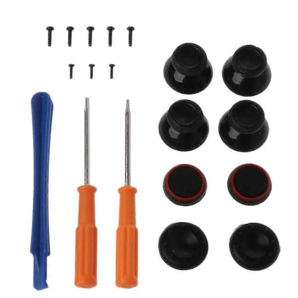 Caps-knapper for joystick, tommelgrep, deksel, erstatning, sopphetter, reparasjon, silikon, lysende, for Xbox One