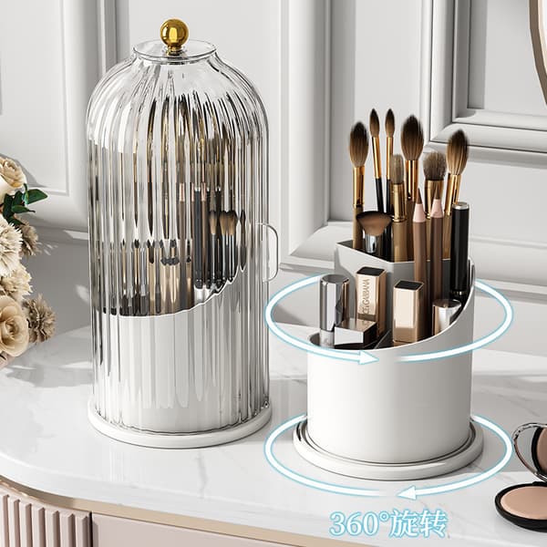 Fuglebur penholder organizer, roterende makeup børsteholder