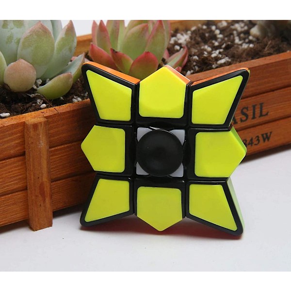 Spinner Fidget Leksak Fidget Spinner Kub 1X3X3 Hastighetskub 2.8 tum Klisterfri Mjuk Kub Pussel Spinner 2 i 1 Fidget Pussel Hjärnteaser Snurrande Till