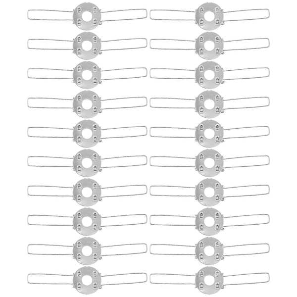 20 stk. Lampeklokke-Fjedre, Bordlamper, Fjedre, Lampeklokke-Fjedre, Lampeklokke-Fjedre, Lysbase, Lampeklokke-Spænde, Fastgørelsesclips