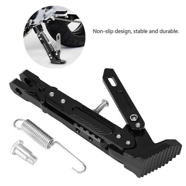 Motorcykel Tilbehør Modificeret CNC Justerbar Tripod Støttefod Side Støtte Stativ