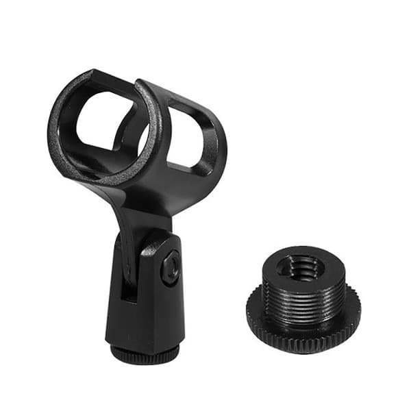 Fjäderklämma mikrofonstativ mikrofonadapter för mikrofoner med en diameter på 2,6-5 cm