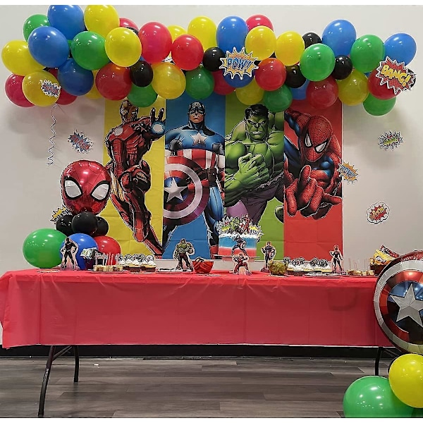 Super sankari tausta Anime-hahmo kuva taustakuva poika lapset syntymäpäiväjuhlat vauvakutsuja kakkupöytä koriste tausta 7x5FT