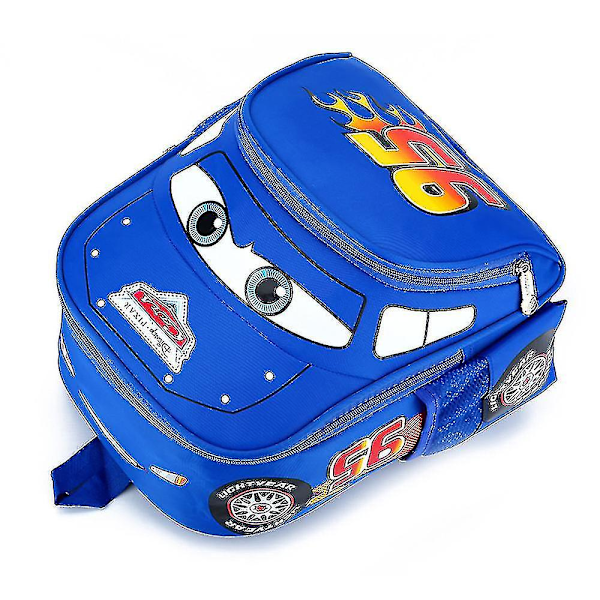 Lightning McQueen -autokuvioiset lasten reppuja poikille, koululaukku