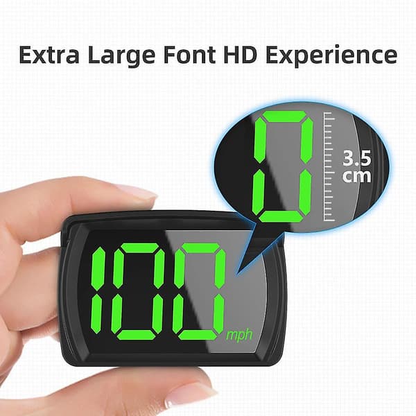 Digital GPS-hastighetsmätare för bil, MPH HUD Head Up Display, universell