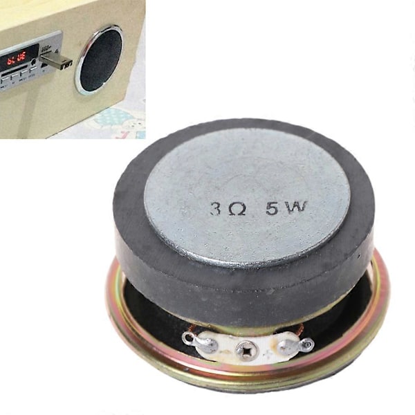 Høyttaler med dobbel membran Design 3 Ohm 5W for bærbare høyttalere for multimedia mini stereo høyttalere tilbehør boks