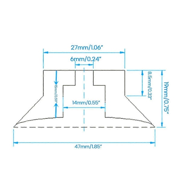 4 stk. Gummifødder til Voron 2.4 3D-printer - Anti-slip Gummipuder, Stødabsorberende Puder, 3D-printerdele