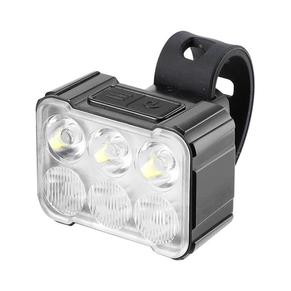 Baklykt for sykkel, stor vidvinkeldesign, LED, flere moduser