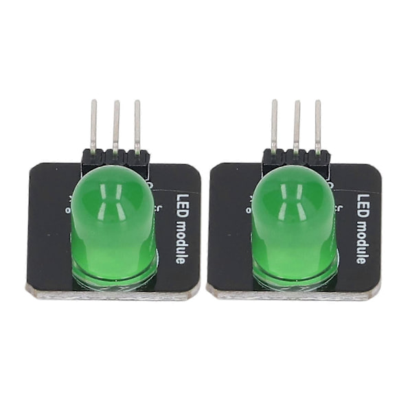 10 stk LED-modul 10mm 3.3V?5V Dekorativt lysbræt Chip Pære til hjemmedekorering MRB050B Grøn