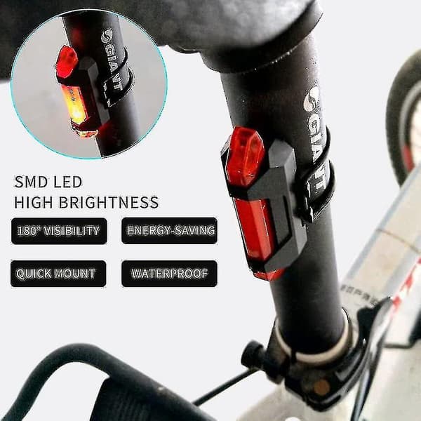 Ycle USB Laddnings Varnings Blinkande Cykel LED
