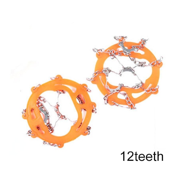 1 Pari Liukastumattomia Lumi-Kenkäpiikkejä, Jääpiikkejä, Kiipeilyketjuja Ulkoilmaan