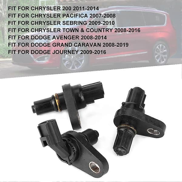 3 stk. Transmissionssensor Sæt Passer til Chrysler Pacifica Sebring Town & Country 62TE 107958