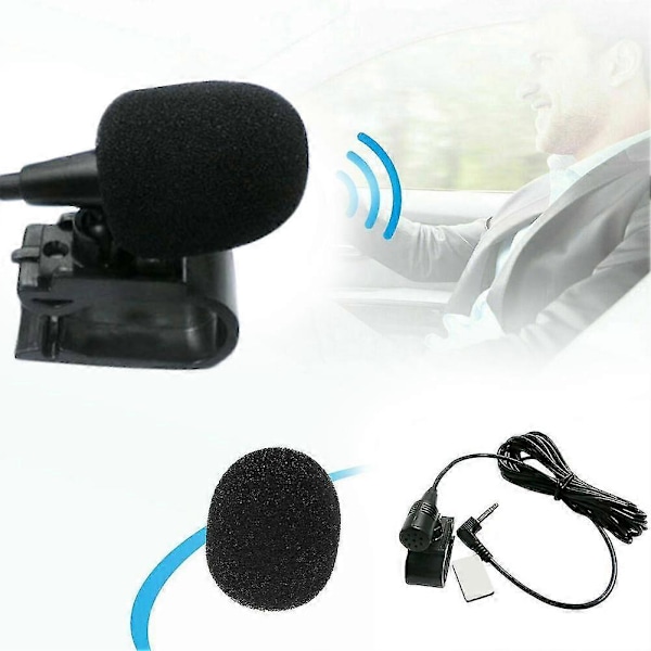 Pioneer Bilstereo CD DVD Mikrofon Handsfree 3.5mm Interface Mic