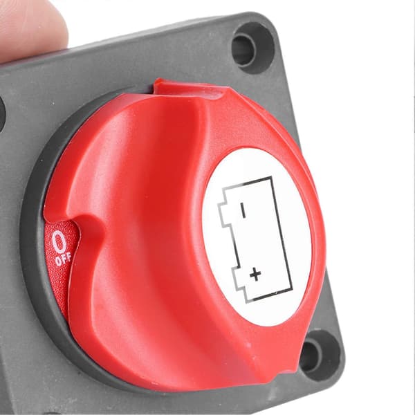 DC 12/24V Batteri Afbryder Strømafbryder Master Knob Switch Isolator Anti Lækage Beskyttelse til Bil Båd