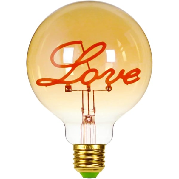 G95 LED Pære 4W Dæmpbar 2000 Kelvin 220-240V Edison Dekorativ Pære E27