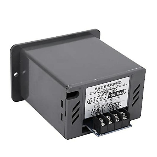 Dc 12-60v 40a Pwm Børsteløs Motorhastighedsregulator Cw Ccw Reversibel Switch X1040 Til Frem/tilbage R