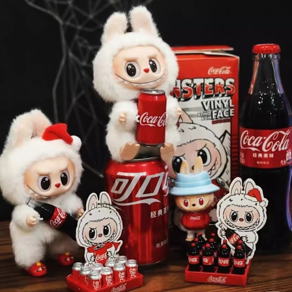 1 POP MART LABUBU Monsters Spændende Macaron Plyslegetøj Blind Box (Tilfældig Farve) 1 Styk