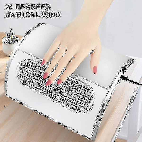 Nageldammsugare 80W, Dubbelfläkt, Hög Effekt, Nagelmaskin