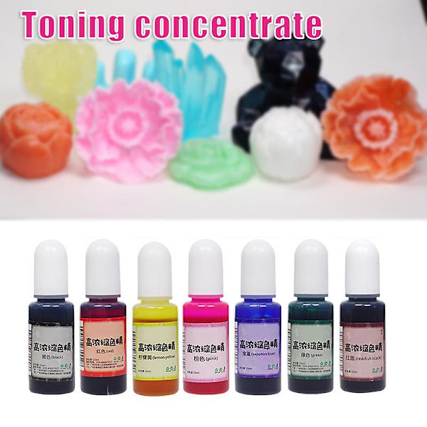 Epoxy Harpiks Pigment DIY Krystal Epoxy Toningsblæk Koncentreret Harpiks Farvestof til Smykkehåndværk