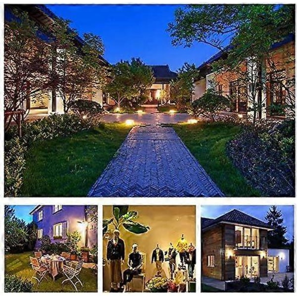2-pakks Dimmbare 10W R7S 78mm LED Pære Lineær Lampe J78 T3 220V 360 Grader 1000 Lumen tilsvarende 100W Varmt Hvit Halogen Pære 3000k for Hage, Gang