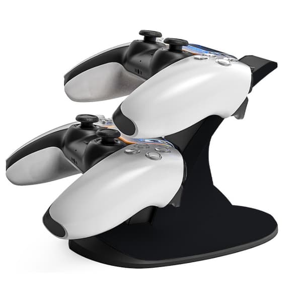 PS5 Laddningsstation - Laddningskontroll / Handkontroll Playstation Svart