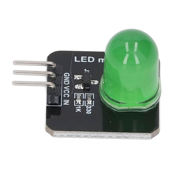 10 stk LED-modul 10mm 3.3V?5V Dekorativt lysbræt Chip Pære til hjemmedekorering MRB050B Grøn