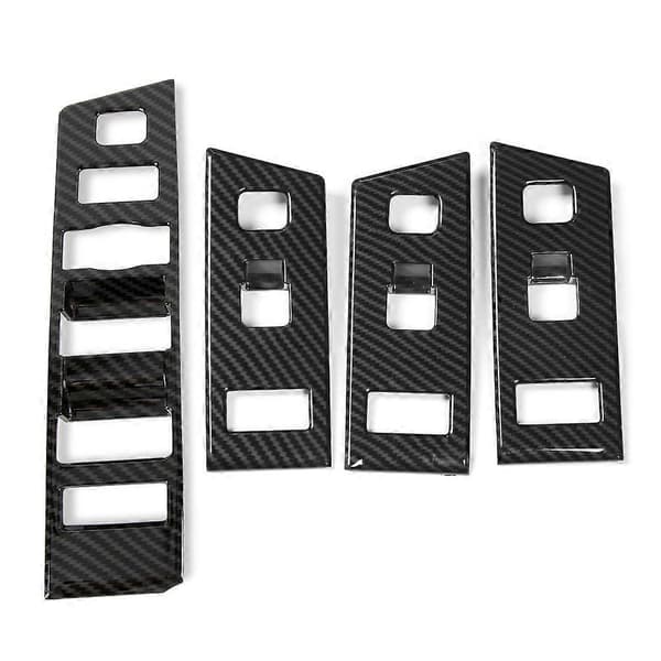 4 stk. Carbonfiber-Style Vinduekontaktpanel Dækslet Trim Passer til Range Rover Evoque L551 2020