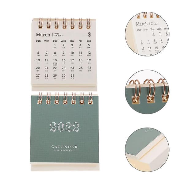 5 stk. Bordkalender