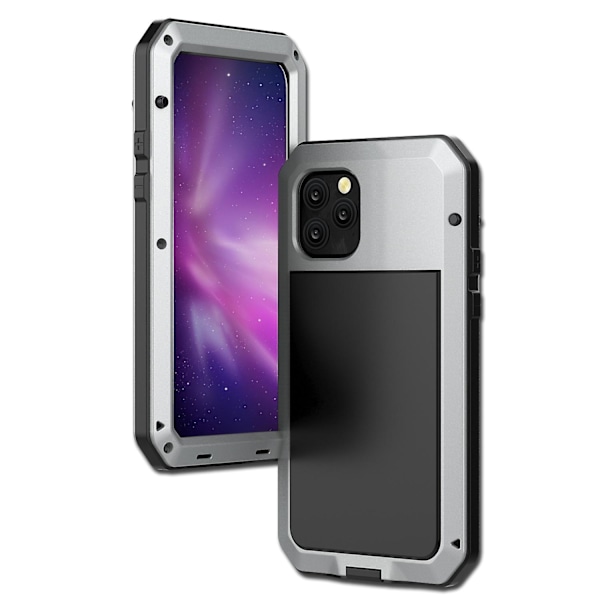 Til Apple iPhone 13, Stødtæt Beskyttelsesetui, Commuter Series, Sølv