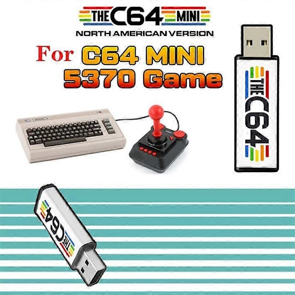 USB-stick til C64 Mini Retro Spilkonsol C64 USB Spil Stick