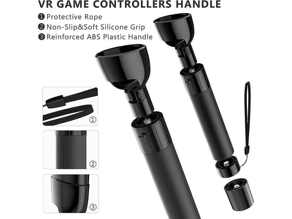 VR Saber Greb VR Spil Controller Greb til Meta Quest Pro, Silikon Quest Pro Controller Tilbehør til Beat Saber