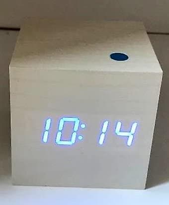 LED Bordurklokke (Kase Farve - Hvid Lys Farve - Blå LED Lys)