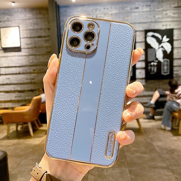 Kompatibel med iPhone 13 Skal Silikon Tunn Glitter 360 Graders Skydd Begränsad Utgåva Imitationsläder Omslag Skal för iPhone 13 (6.1'')