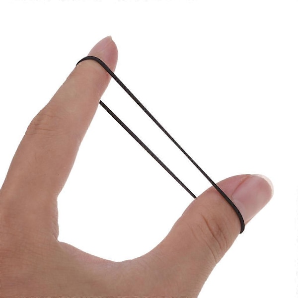 Gummiband 1mm bredd 70-100mm Nytt för Bandspelare CDROM Videomaskiner Walkman DVD-enhet (20 st)