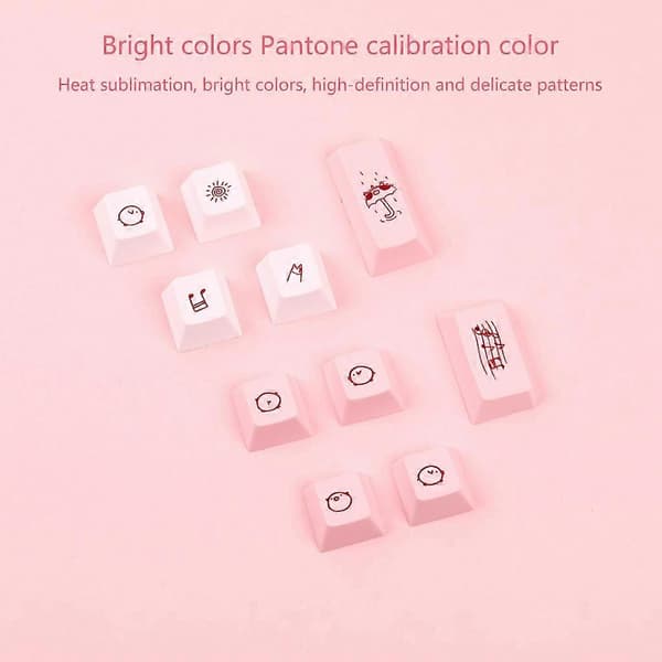 Udskiftnings-Keycaps CherryProfile Keycap Elektroniske Spiltemaer Keycaps