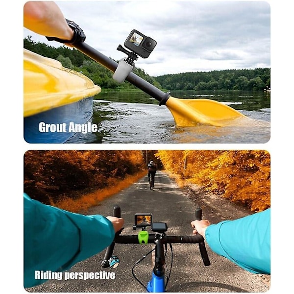Kamera 360 Remfäste Flexibel Wrap Flexibel Silikonrem Kamerafäste Band Cykel Motorcykel Styrerrör Tillbehör för GoPro DJI Insta360