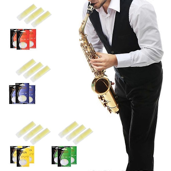 Saxofonhalsrem i Mjukt Läder, Vadderad Saxofonhalsrem, Selar